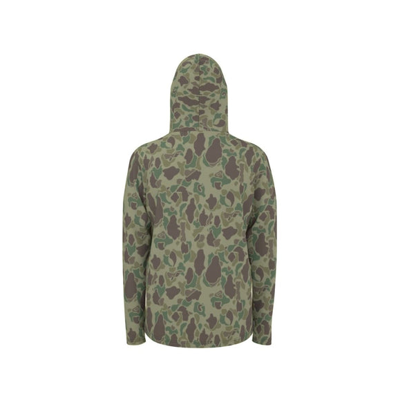 American WW2 M1942 Frogskin Jungle CAMO Men’s Sunscreen Sports Hoodie With Thumb Holes - Mens Sunscreen Sports Hoodie With Thumb Holes