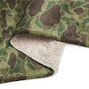 American WW2 M1942 Frogskin Jungle CAMO Sherpa blanket