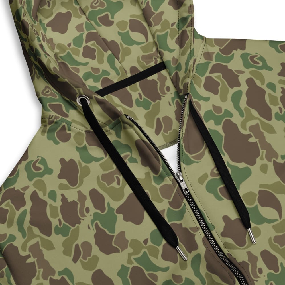American WW2 M1942 Frogskin Jungle CAMO Unisex zip hoodie