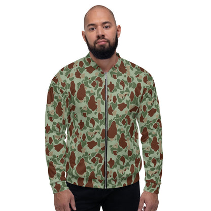 American WW2 M1942 Frog Skin Raider CAMO Unisex Bomber Jacket