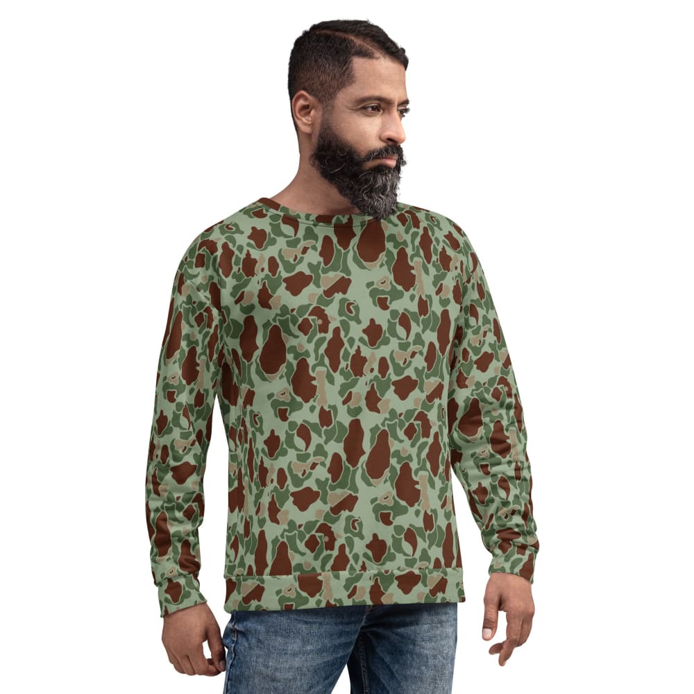 American WW2 M1942 Frogskin Raider CAMO Unisex Sweatshirt