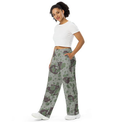 American WW2 MacLaren Experimental CAMO unisex wide-leg pants - Unisex Wide-Leg Pants