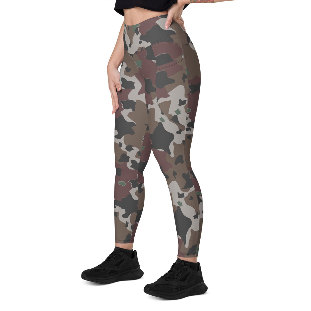 American WW2 Marine Experimental CAMO Leggings with pockets - Womens With Pockets