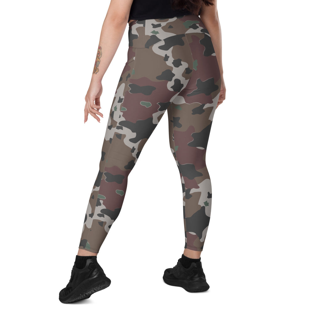 American WW2 Marine Experimental CAMO Leggings with pockets - Womens With Pockets