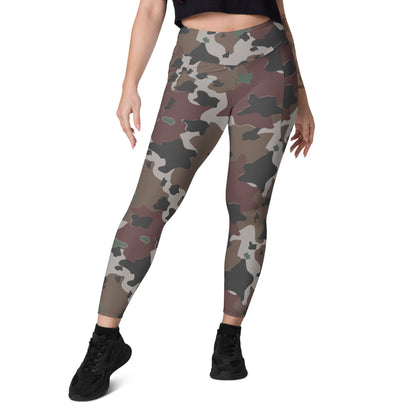 American WW2 Marine Experimental CAMO Leggings with pockets - Womens With Pockets