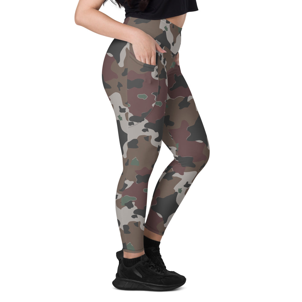 American WW2 Marine Experimental CAMO Leggings with pockets - Womens With Pockets