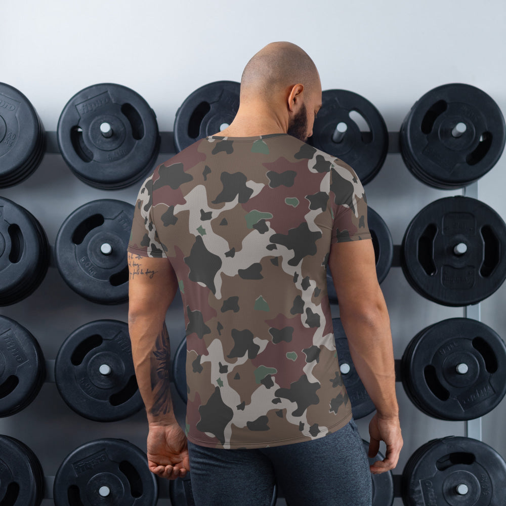 American WW2 Marine Experimental CAMO Men’s Athletic T-shirt - Mens T-Shirt