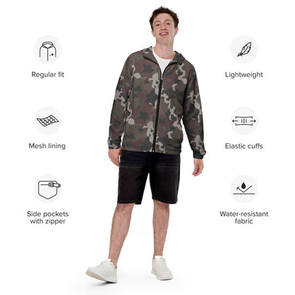 American WW2 Marine Experimental CAMO Men’s windbreaker - Mens Windbreaker