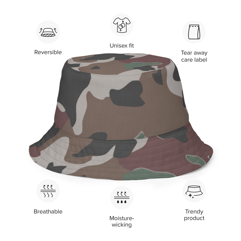 American WW2 Marine Experimental CAMO Reversible bucket hat - Bucket Hat