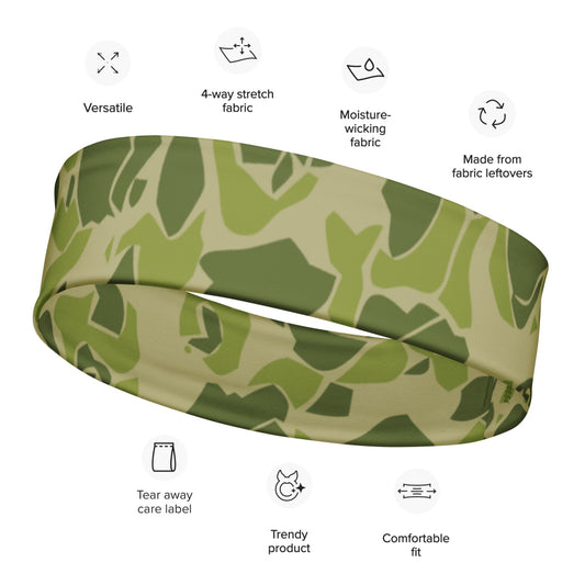 American WW2 Parachute CAMO Headband - M