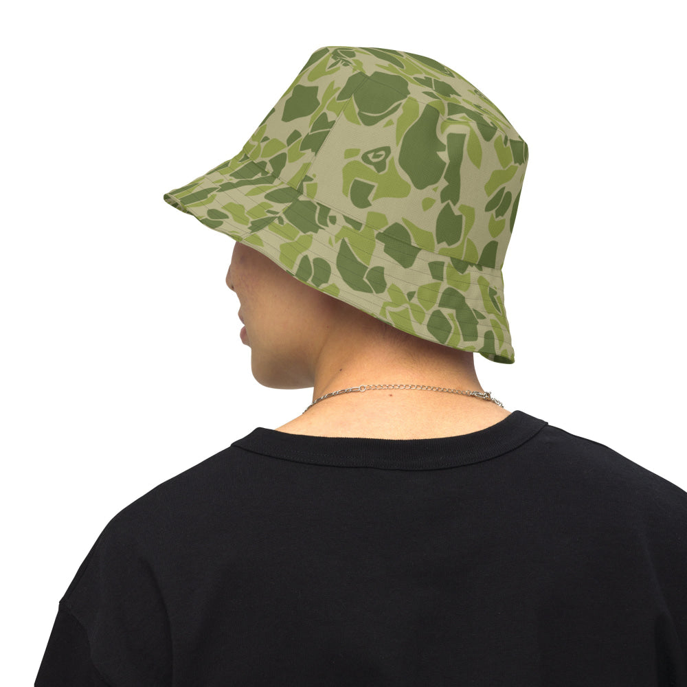 American WW2 Parachute CAMO Reversible bucket hat - Bucket Hat