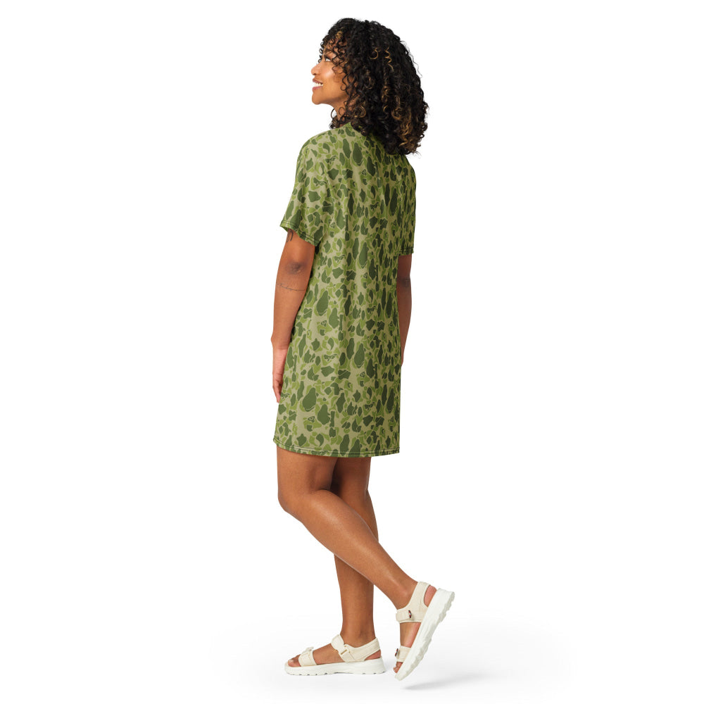 American WW2 Parachute CAMO T-shirt dress - Womens T-Shirt Dress