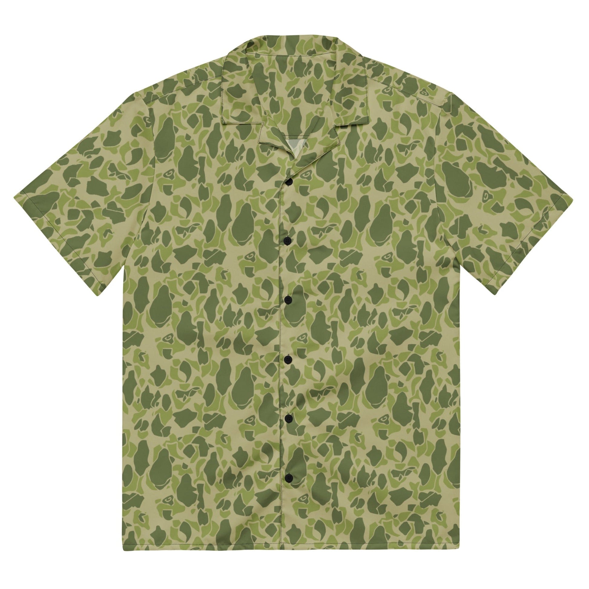 American WW2 Parachute CAMO Unisex button shirt - 2XS - Button Shirt