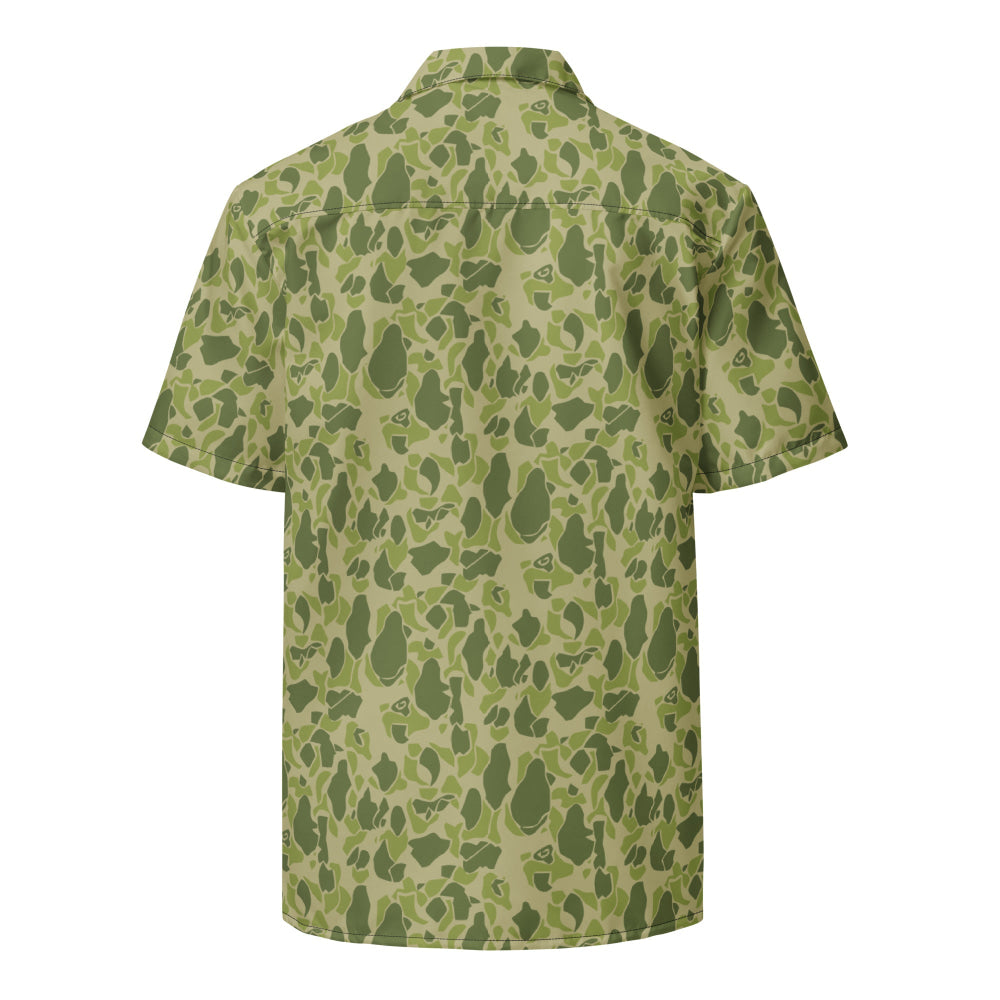 American WW2 Parachute CAMO Unisex button shirt - Button Shirt