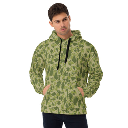 American WW2 Parachute CAMO Unisex Hoodie - 2XS