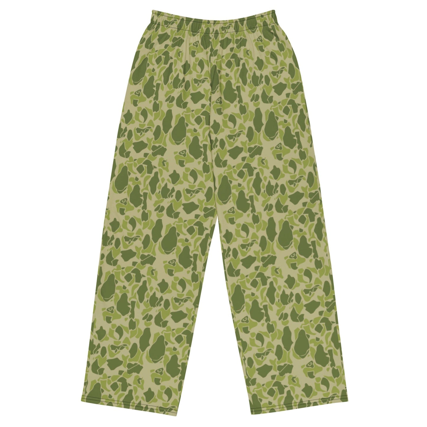 American WW2 Parachute CAMO unisex wide-leg pants - 2XS - Unisex Wide-Leg Pants