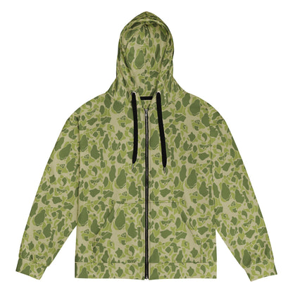 American WW2 Parachute CAMO Unisex zip hoodie - 2XS - Zip Hoodie