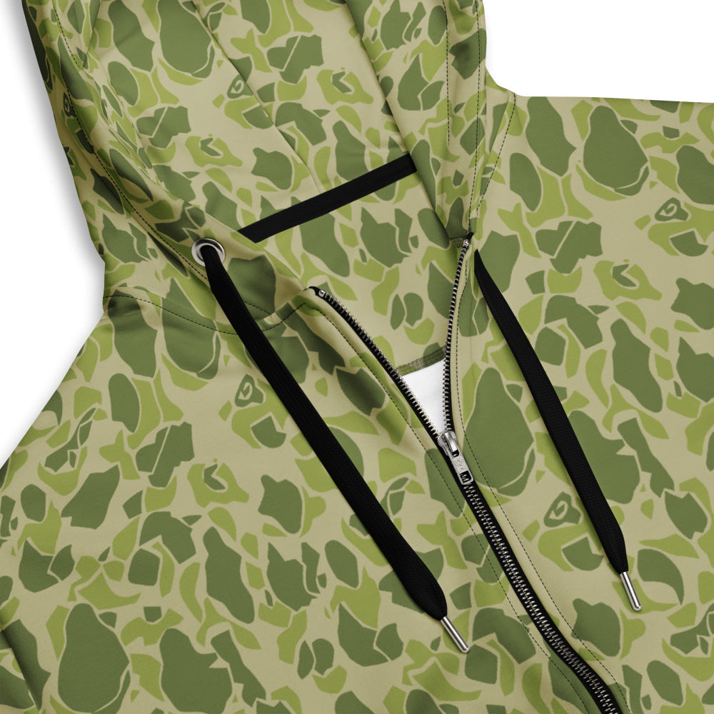 American WW2 Parachute CAMO Unisex zip hoodie - Zip Hoodie