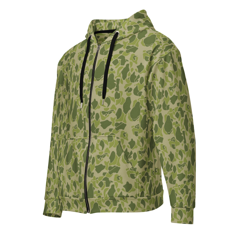 American WW2 Parachute CAMO Unisex zip hoodie - Zip Hoodie