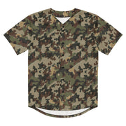 Amoeba Alpine Fleck Heritage CAMO Unisex Baseball Jersey