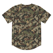 Amoeba Alpine Fleck Heritage CAMO Unisex Baseball Jersey