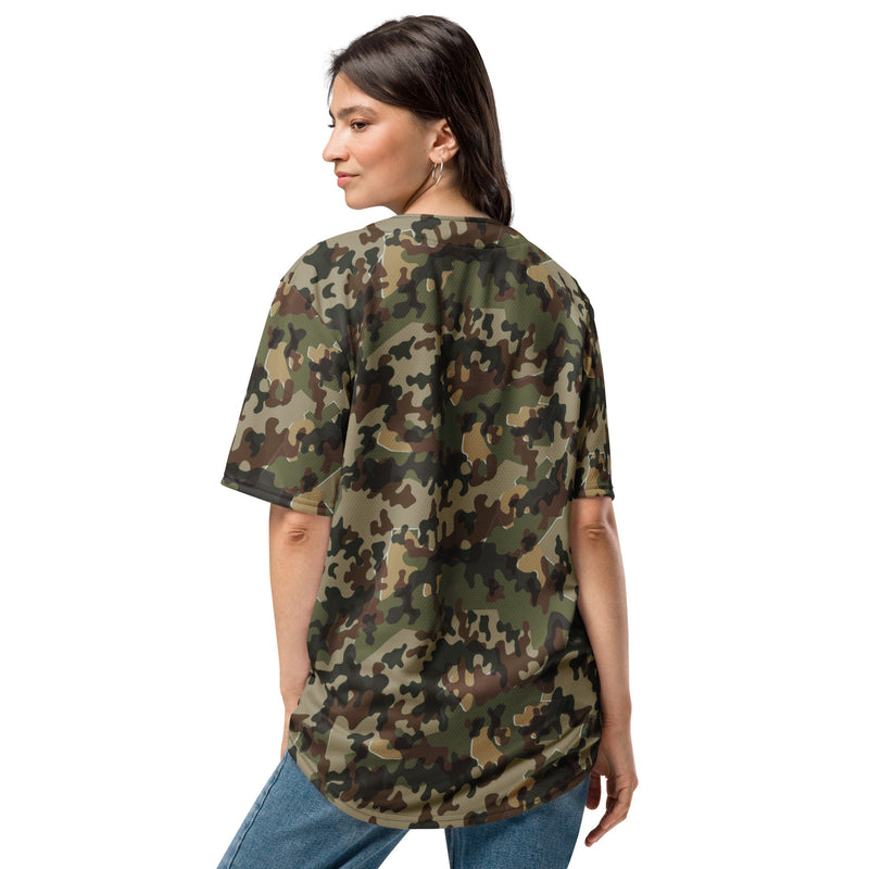 Amoeba Alpine Fleck Heritage CAMO Unisex Baseball Jersey