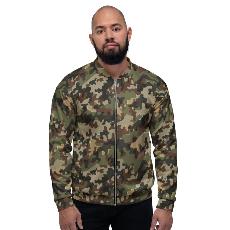 Amoeba Alpine Fleck Heritage CAMO Unisex Bomber Jacket