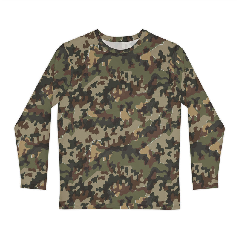 Amoeba Alpine Fleck Heritage CAMO Unisex Long-Sleeve Shirt - XS