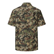 Amoeba Alpine Fleck Heritage CAMO Unisex Short-Sleeve Button Shirt - Button-Up