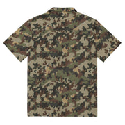 Amoeba Alpine Fleck Heritage CAMO Unisex Short-Sleeve Button Shirt - Button-Up