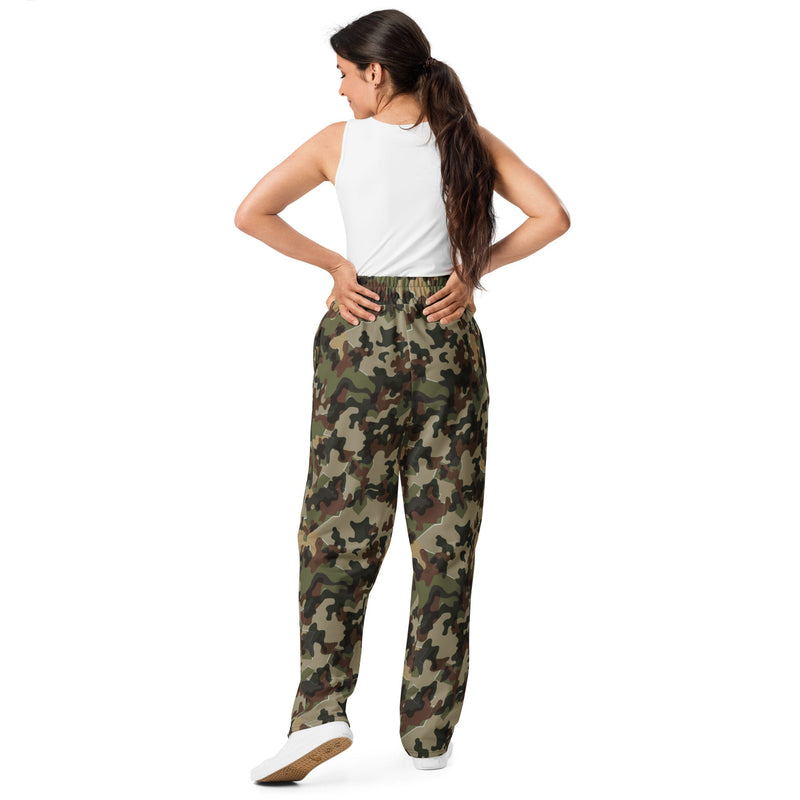 Amoeba Alpine Fleck Heritage CAMO Unisex Wide-Leg Joggers