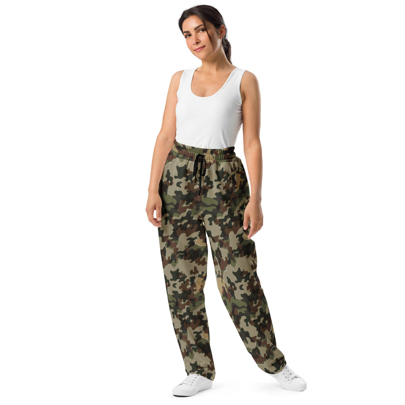 Amoeba Alpine Fleck Heritage CAMO Unisex Wide-Leg Joggers