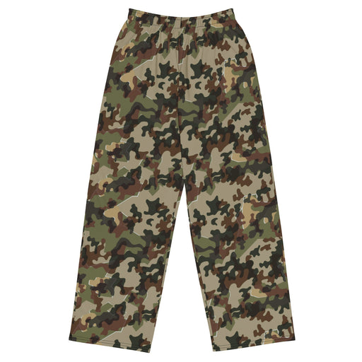 Amoeba Alpine Fleck Heritage CAMO Unisex Wide-Leg Leisure Pants - 2XS - Pant