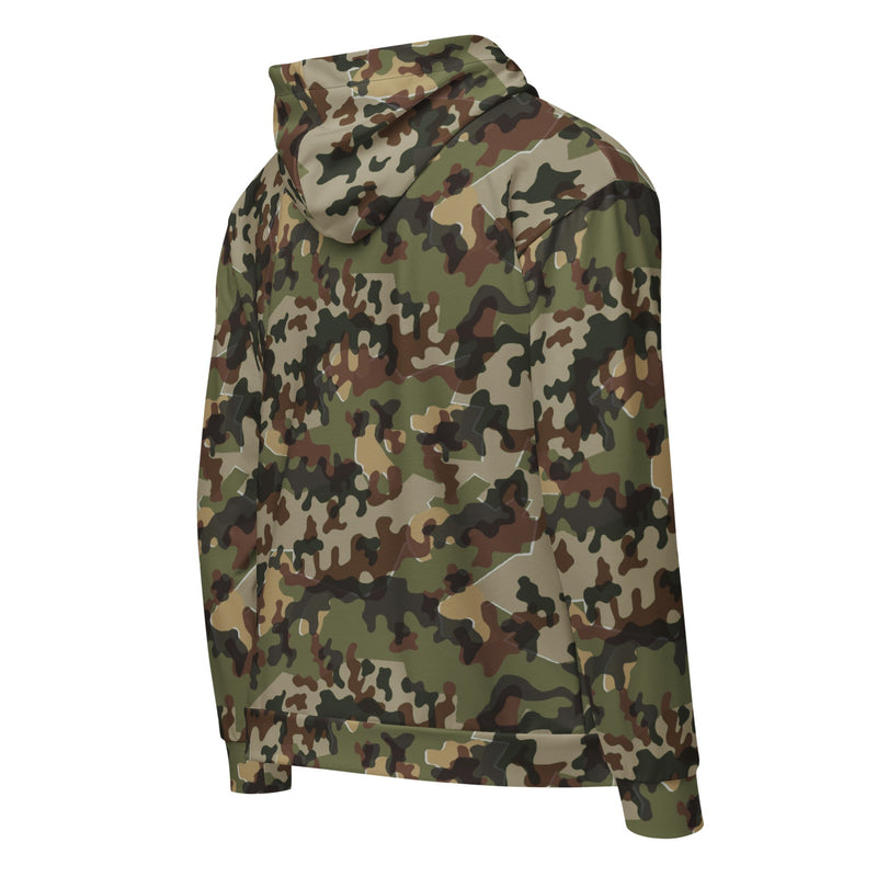 Amoeba Alpine Fleck Heritage CAMO Unisex Zip Hoodie