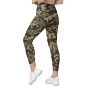 Amoeba Alpine Fleck Heritage CAMO Womens Leggings with Pockets - Women
