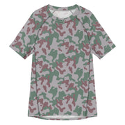 Amoeba Lithuanian Woodland CAMO Mens Short-Sleeve Rash Guard - 2XS - SS