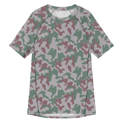 Amoeba Lithuanian Woodland CAMO Mens Short-Sleeve Rash Guard - 2XS - SS