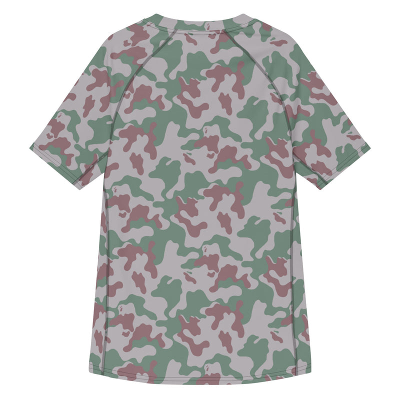 Amoeba Lithuanian Woodland CAMO Mens Short-Sleeve Rash Guard - SS