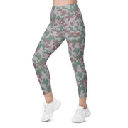 Amoeba Lithuanian Woodland CAMO Womens Leggings with Pockets - Women