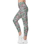 Amoeba Lithuanian Woodland CAMO Womens Leggings with Pockets - Women