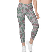 Amoeba Lithuanian Woodland CAMO Womens Leggings with Pockets - Women