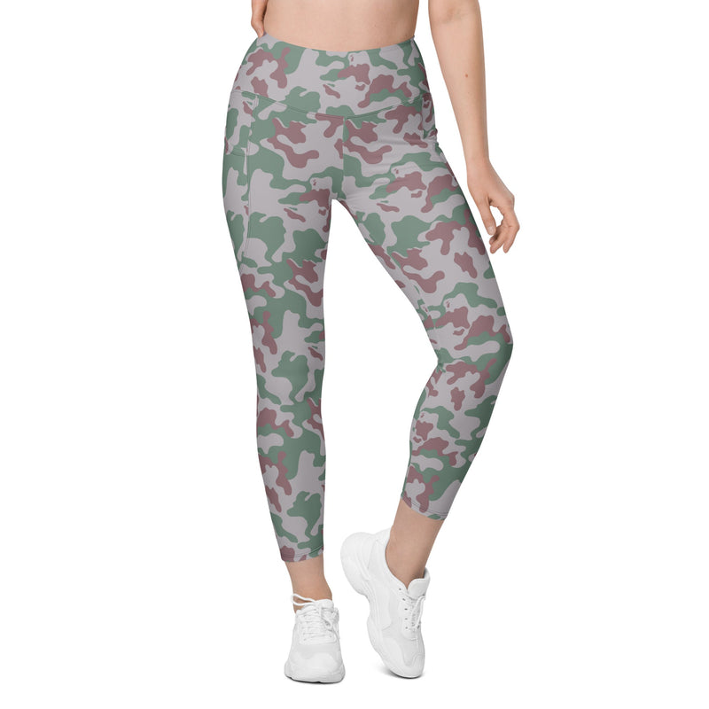 Amoeba Lithuanian Woodland CAMO Womens Leggings with Pockets - Women