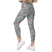 Amoeba Lithuanian Woodland CAMO Womens Leggings with Pockets - Women