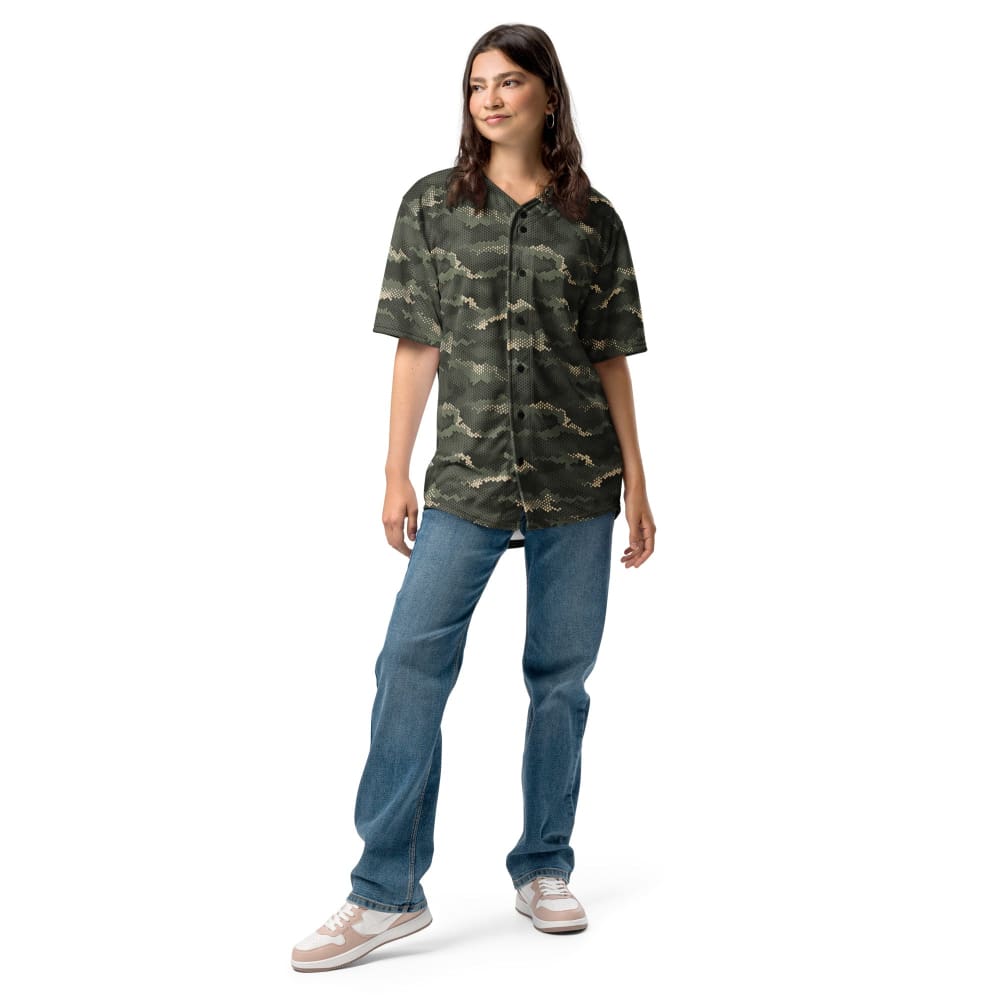 Anaconda Hexagon CAMO baseball jersey - Baseball Jersey