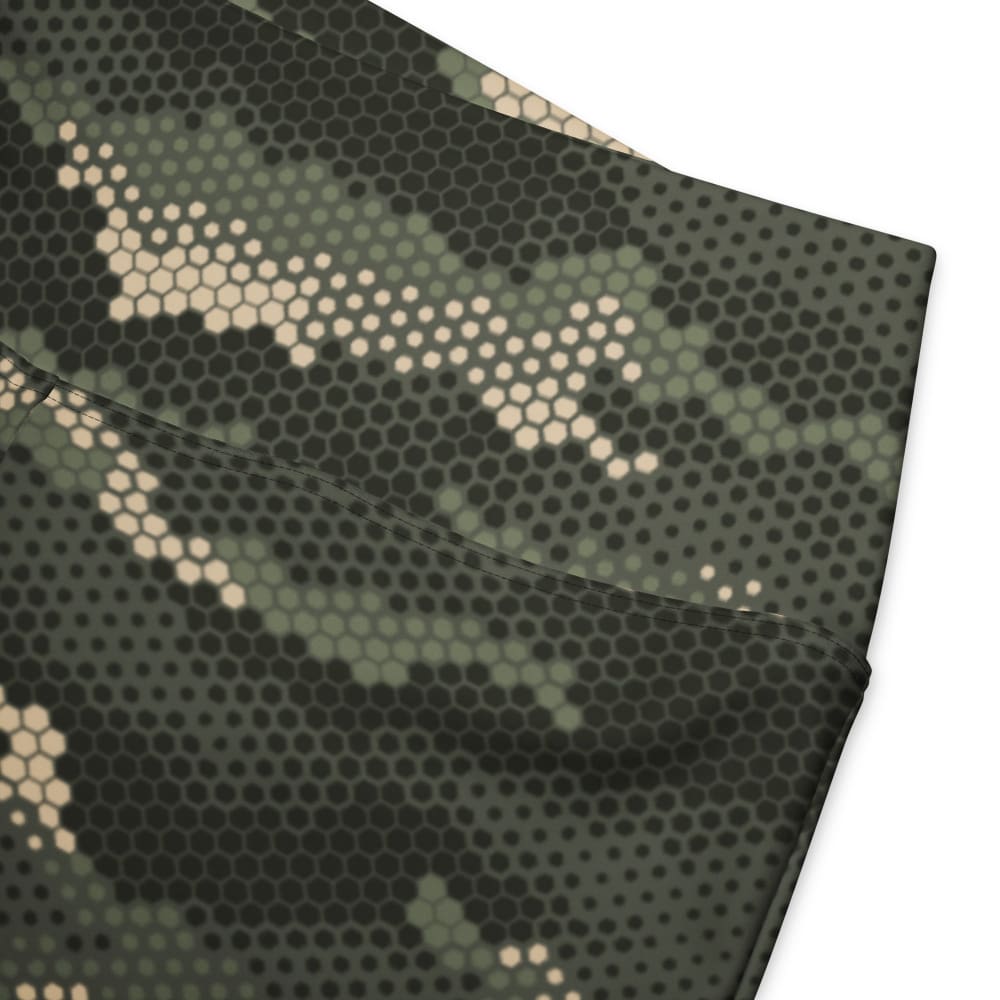 Anaconda Hexagon CAMO Flare leggings