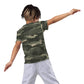 Anaconda Hexagon CAMO Kids crew neck t-shirt