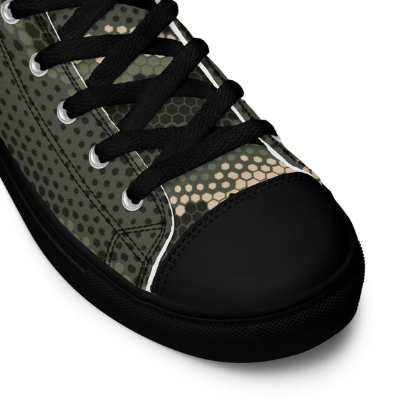 Anaconda Hexagon CAMO Men’s high top canvas shoes