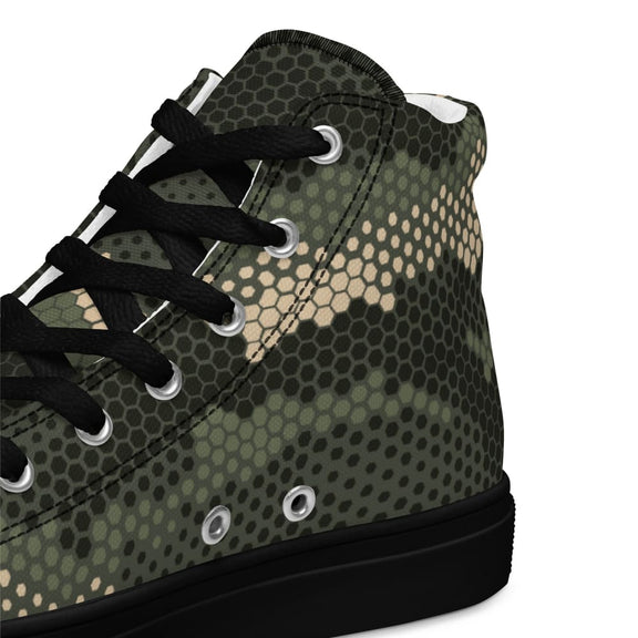 Anaconda Hexagon CAMO Men’s high top canvas shoes