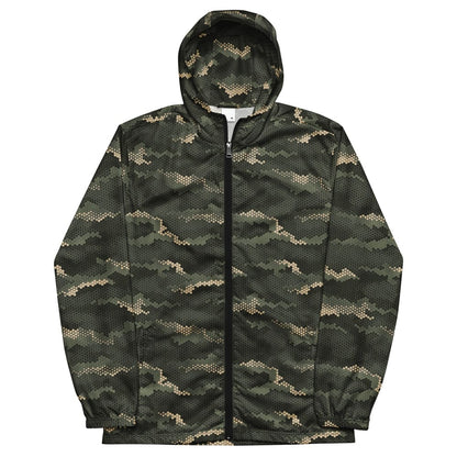 Anaconda Hexagon CAMO Men’s windbreaker - Mens Windbreaker