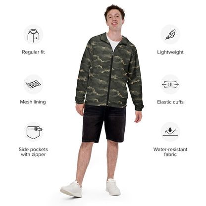 Anaconda Hexagon CAMO Men’s windbreaker - Mens Windbreaker